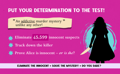 The Killer Isn't Alice: The 46,600 Suspect Murder Mystery Puzzle - Iris Starling - Paperback